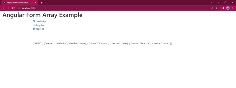 Angular Form Array (Learn it in 11 Steps)