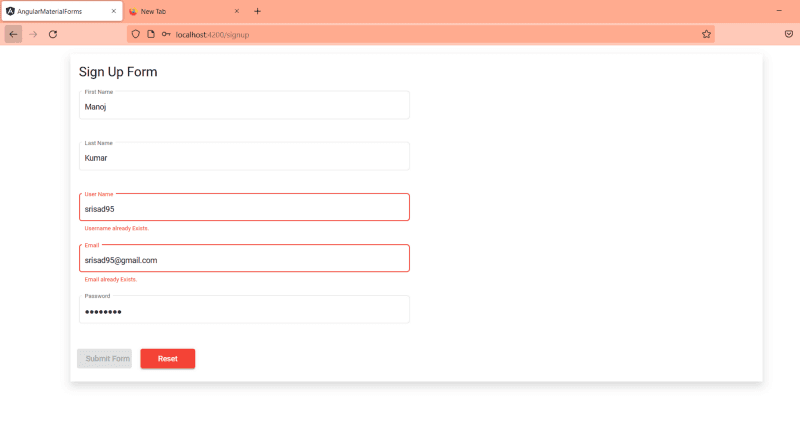 Angular Material Forms Username Availability (Learn it in 21 Steps)
